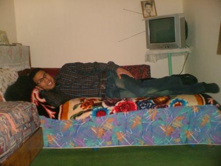 lieing in my bed