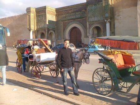 BAB MANSOUR the outstanding traditional part of MEKNES