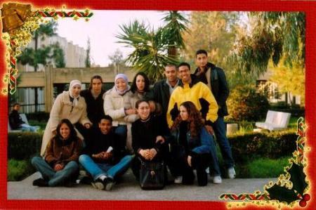 here ia m with some friends