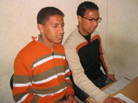 soufiane and i navigating through the net