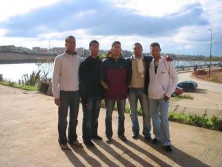 here we are close to the beach of meknes