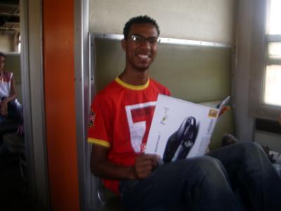 in the train