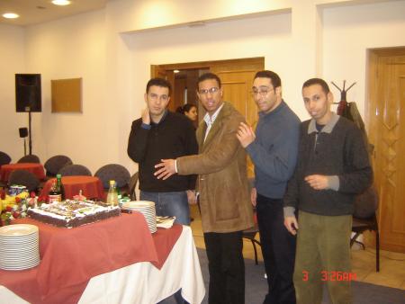 me and my colleagues in the end of the year party at ibis hotel