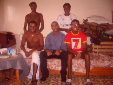 mouhcine in the middle and we are around